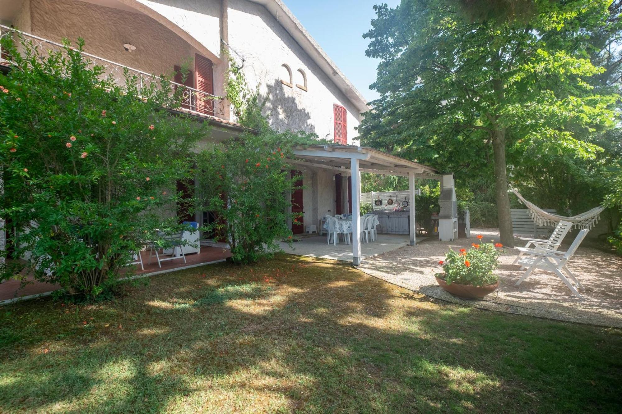 142 - Villa Blu A Marcelli - Villa Quadrilocale A Marcelli Con Ampio Giardino , Aria Condizionata E Wifi - Spiaggia Inclusa Nel Prezzo Екстер'єр фото